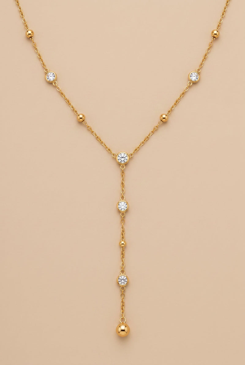 Stainless Steel Drop Necklace