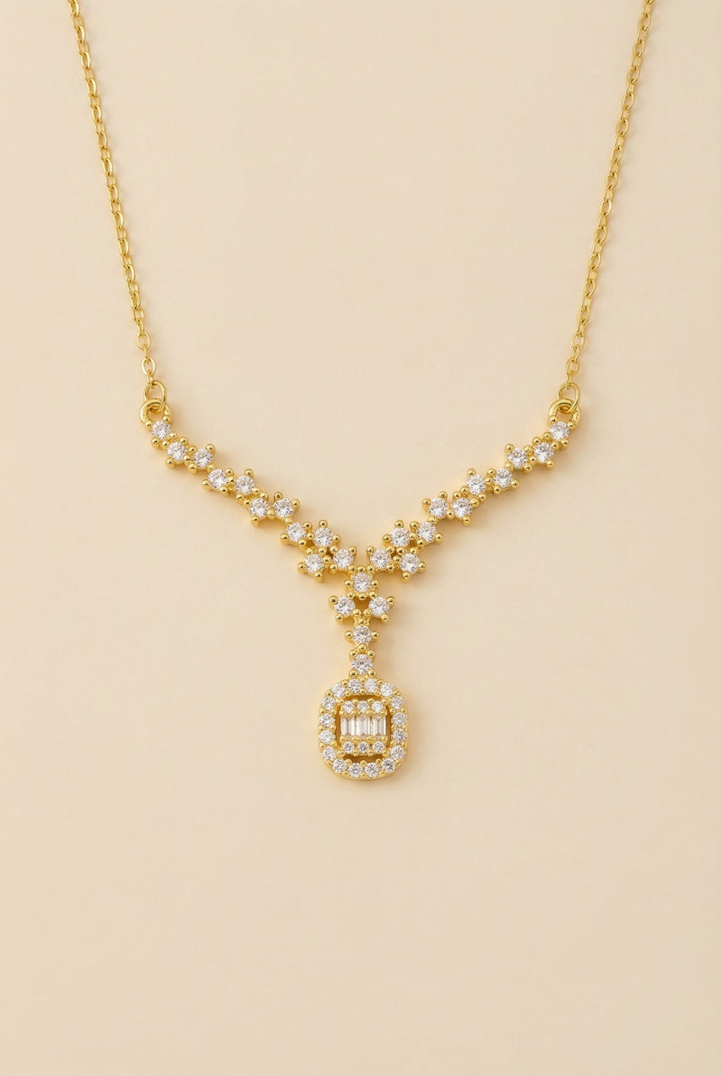 Gold Plated Drop Necklaces