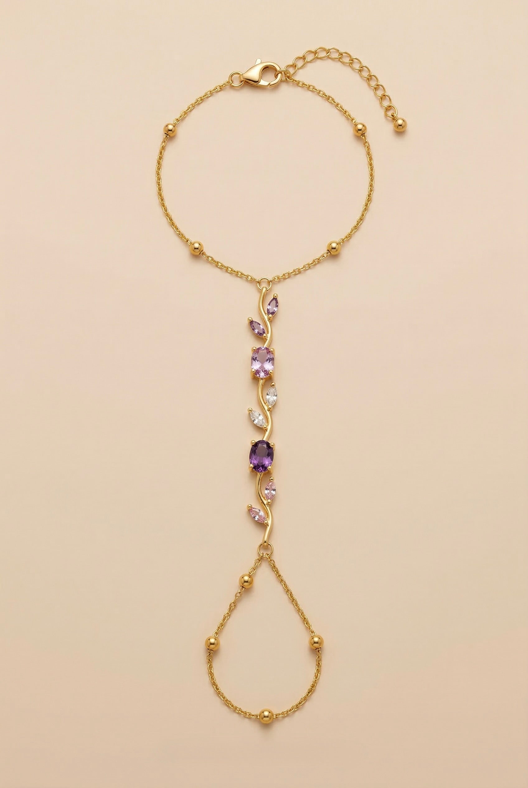 سلسلة يد على شكل زهرة الكرمة