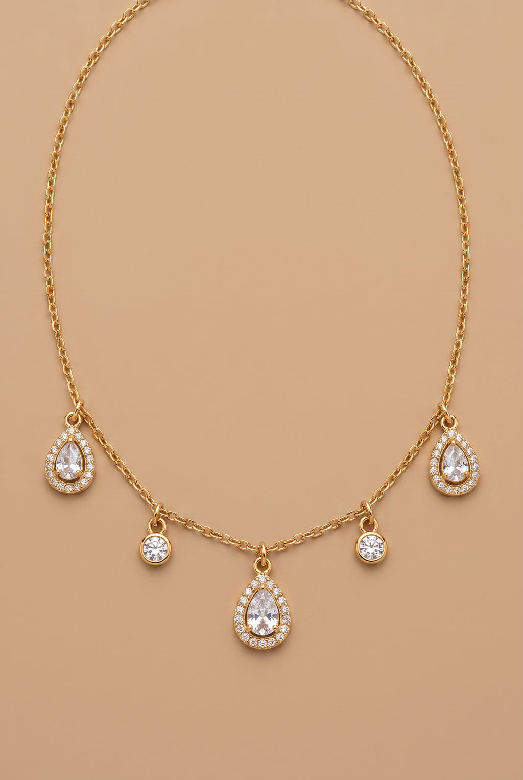 LUSTRE TEARDROP NECKLACE