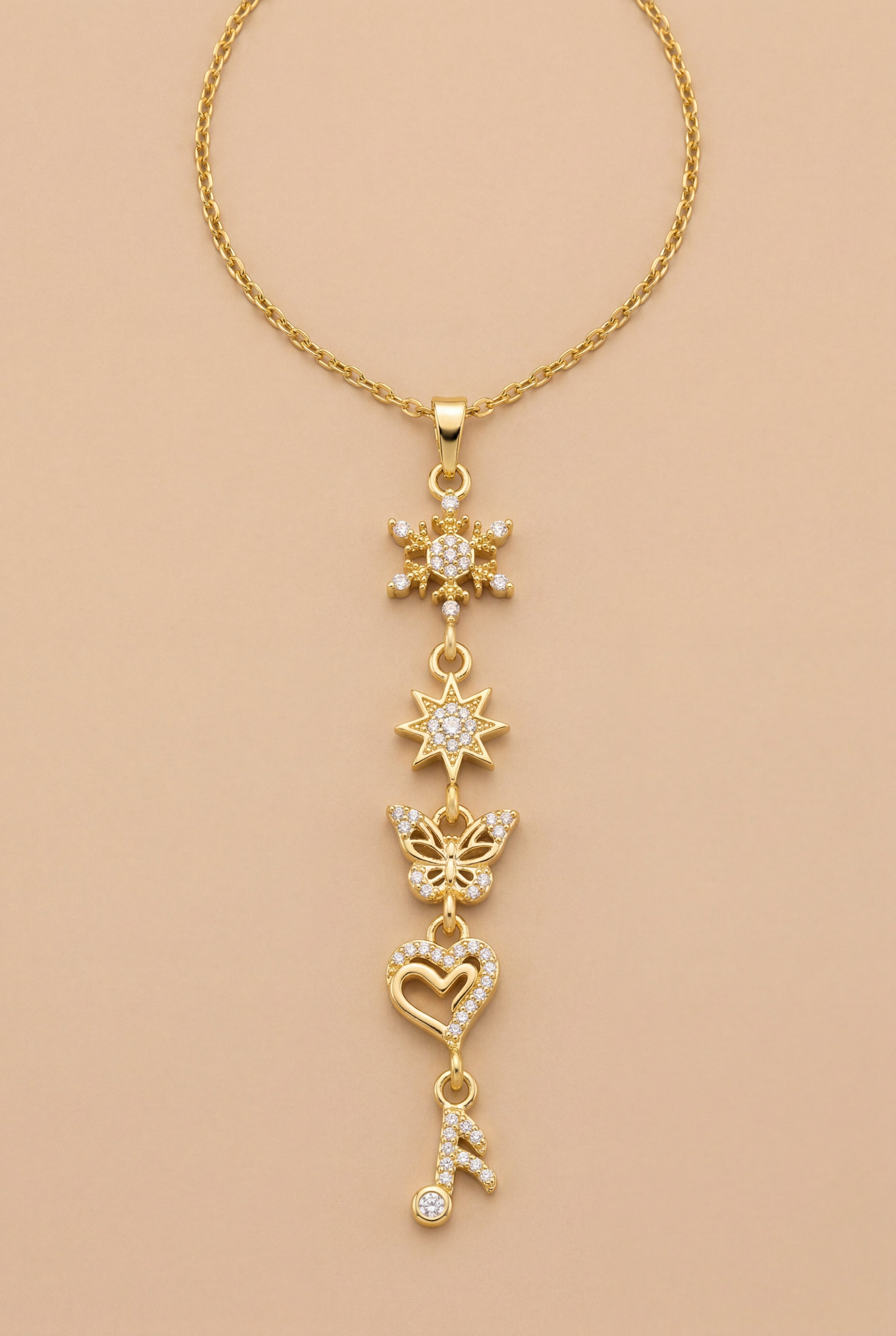 ASTRA CHARM DROP NECKLACE