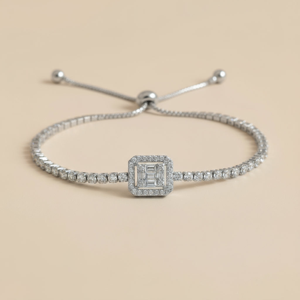 Éclat Slider Tennis Bracelet