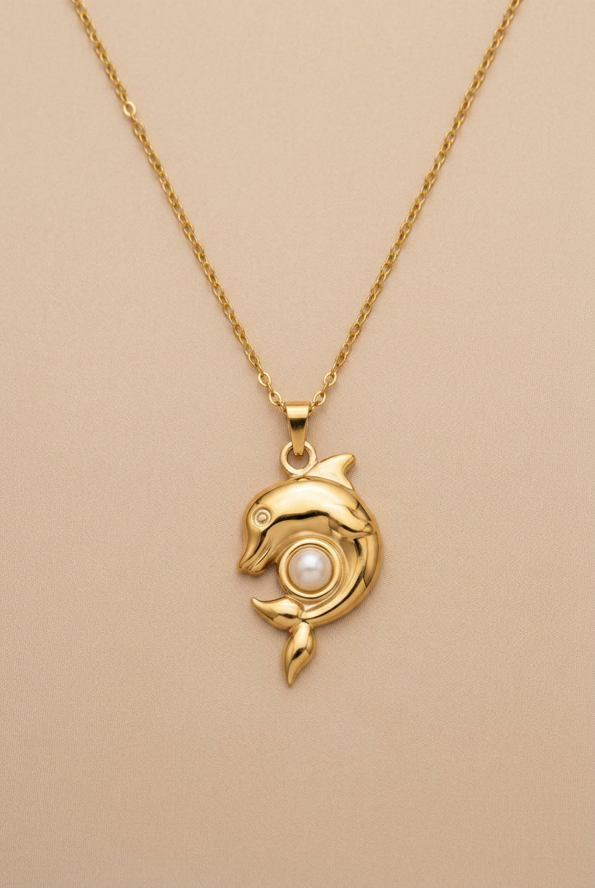 DELPHINA DOLPHIN NECKLACE