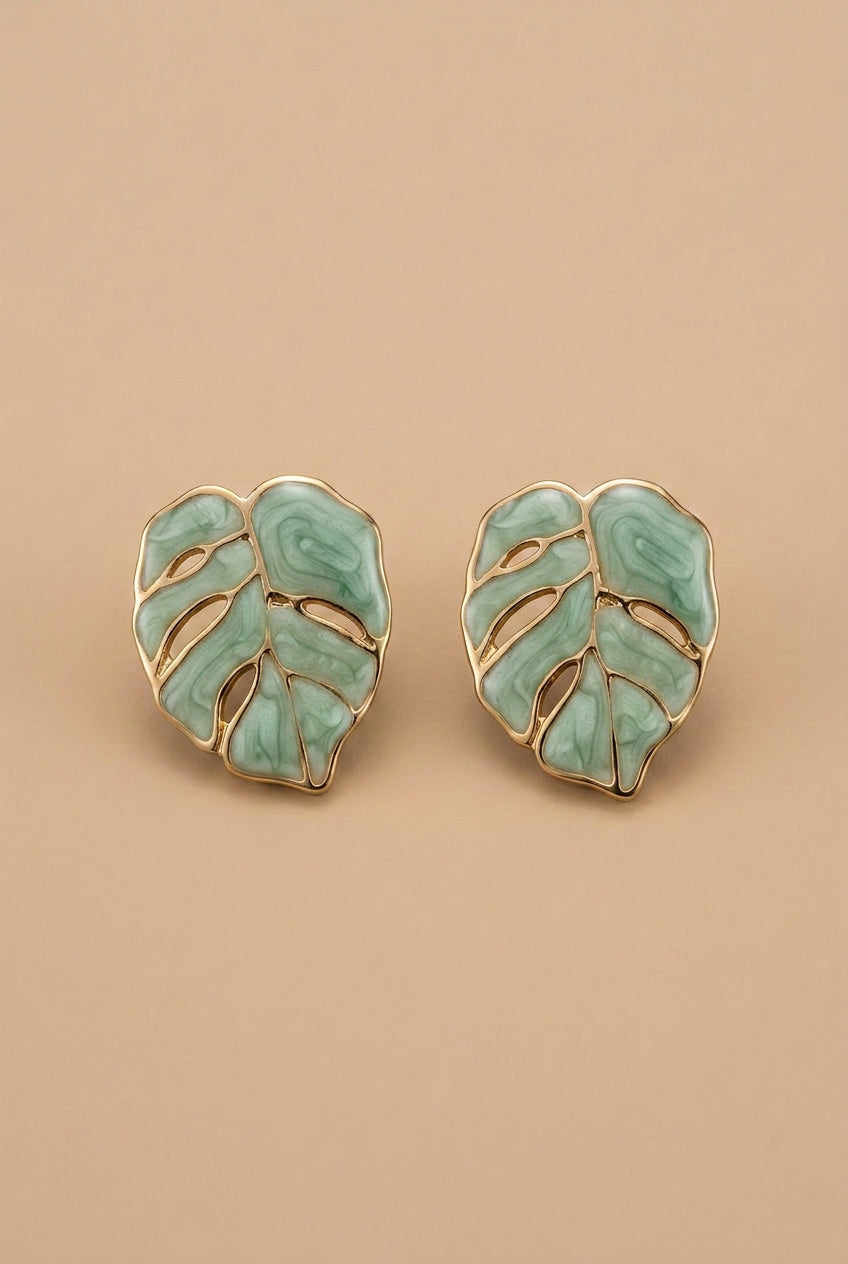 TROPICA LEAF EARRINGS