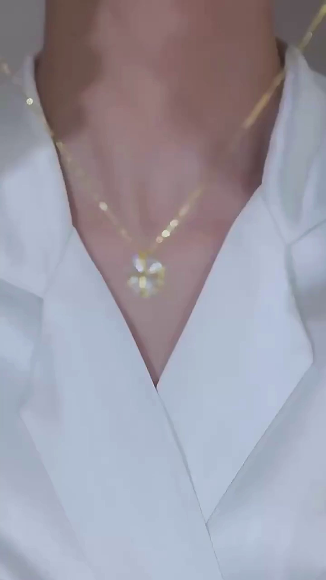 Heart Shaped Clover Necklace