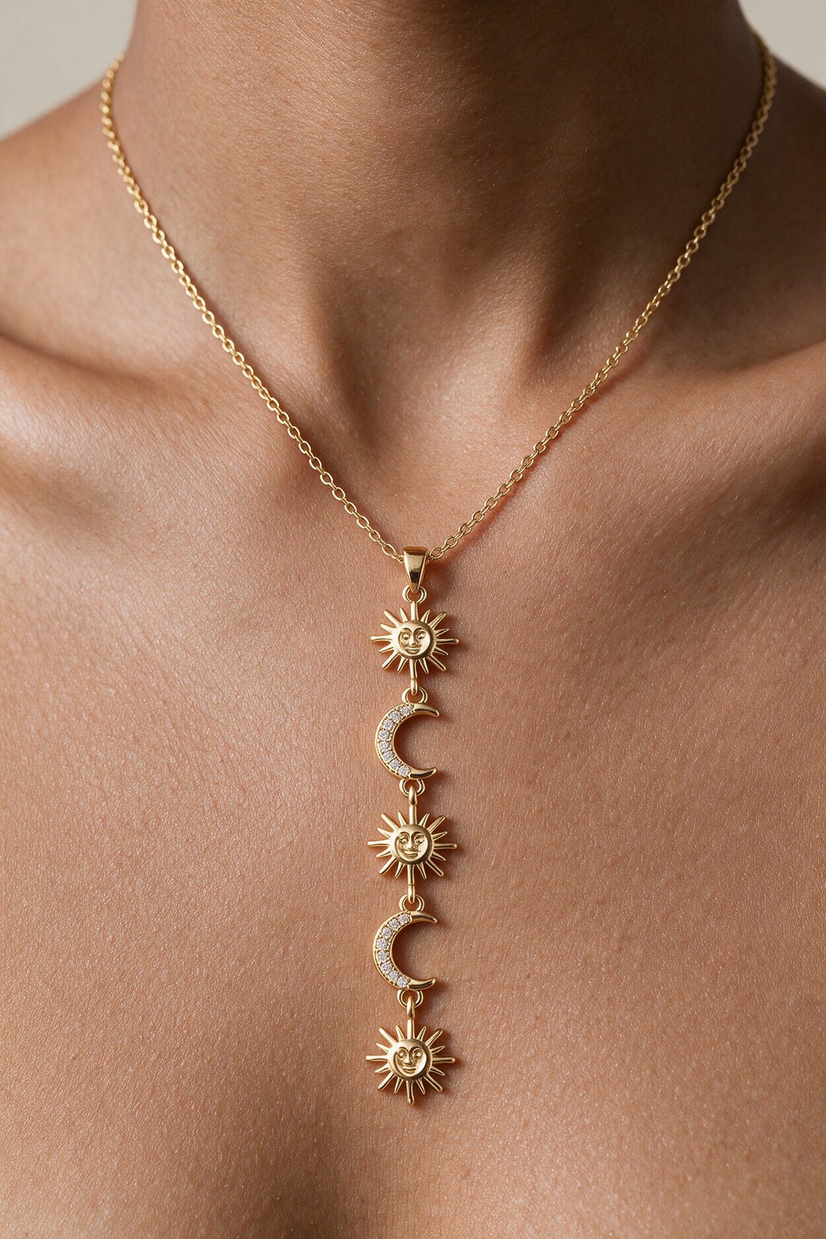 ECLIPSE DROP NECKLACE