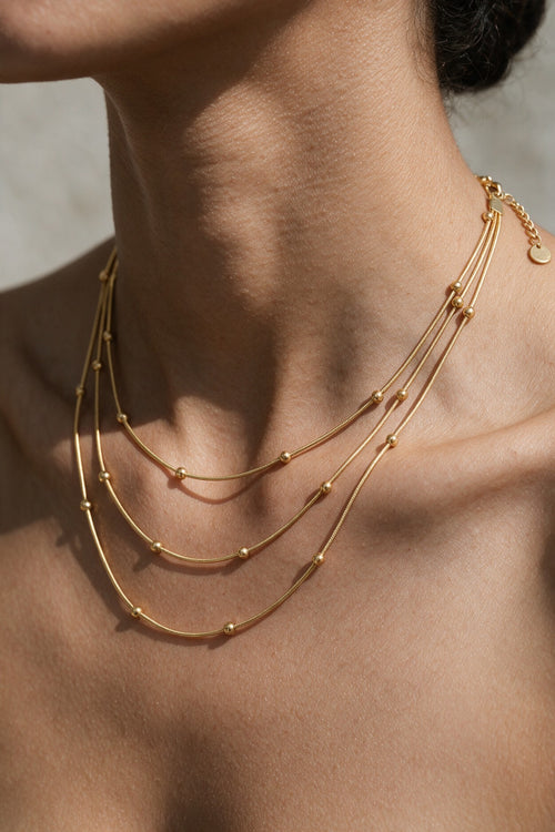 Layered Bead Necklace