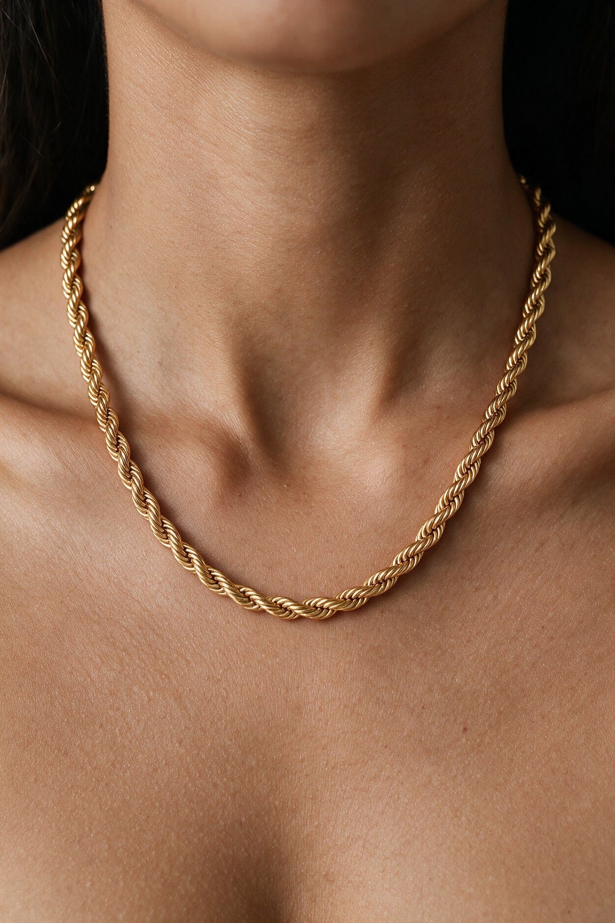 Gold Rope Necklace