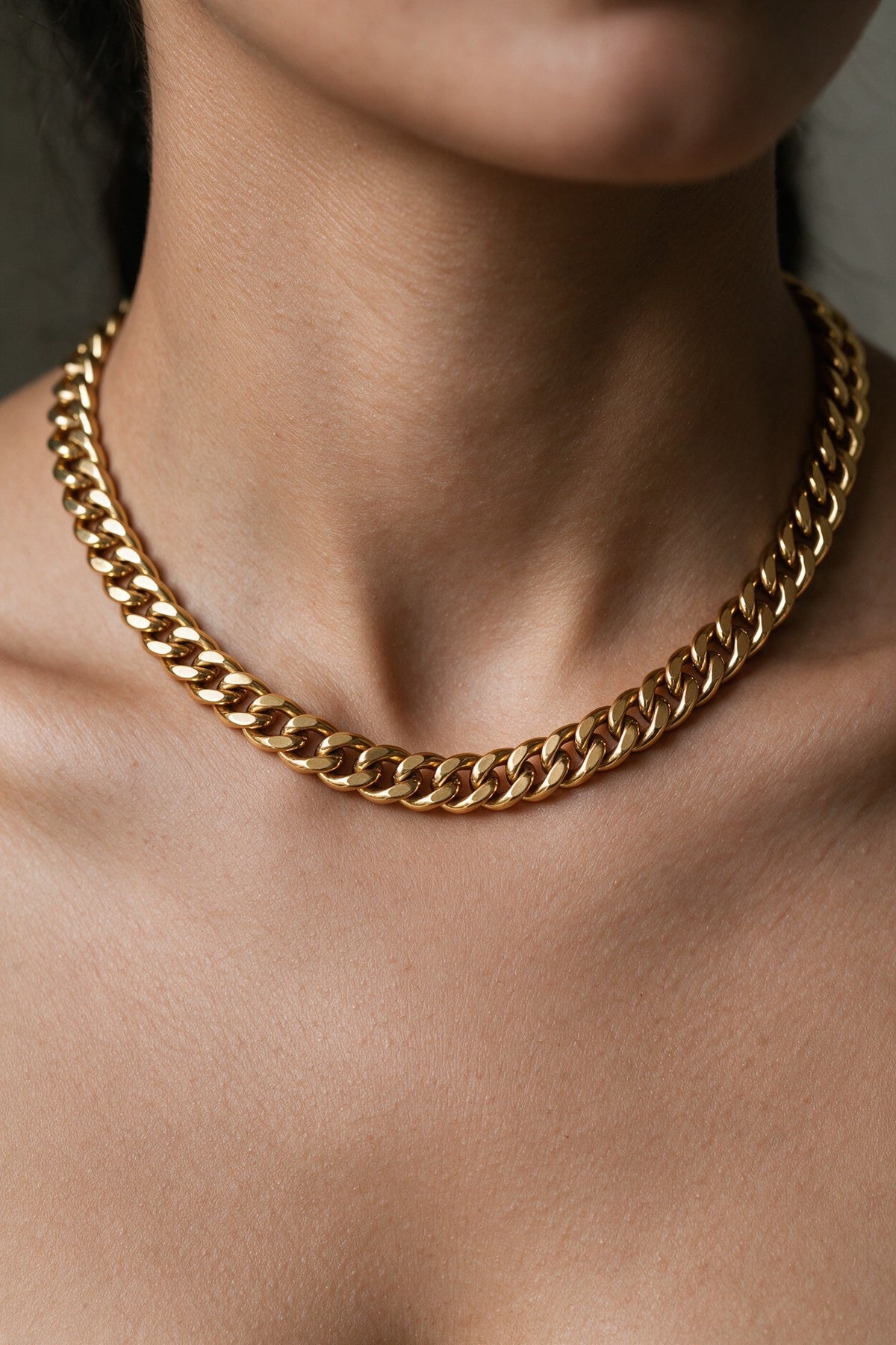 Gold Cuban Chain Necklace
