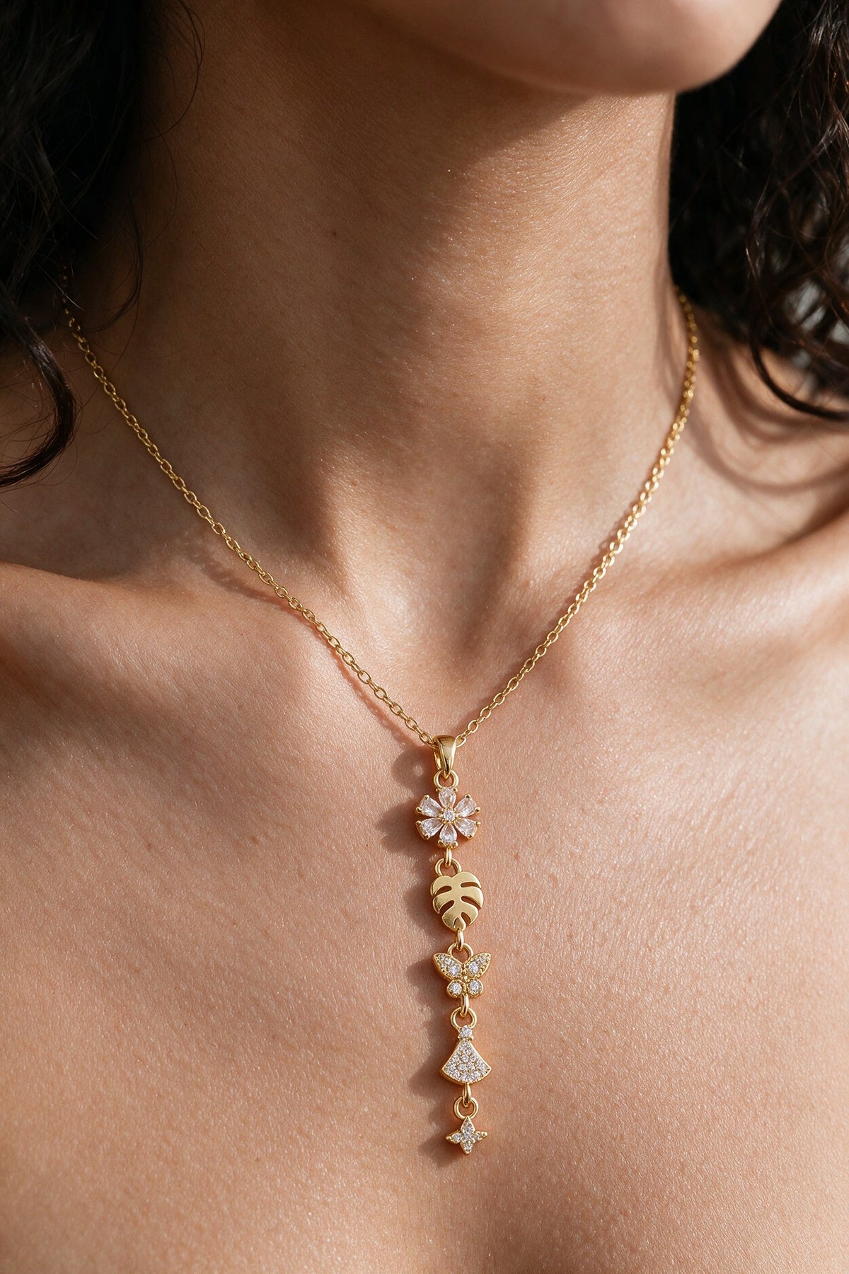 SYLVIA DROP NECKLACE