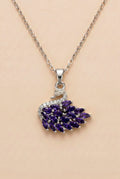 SILVER SWAN BLUSH NECKLACE